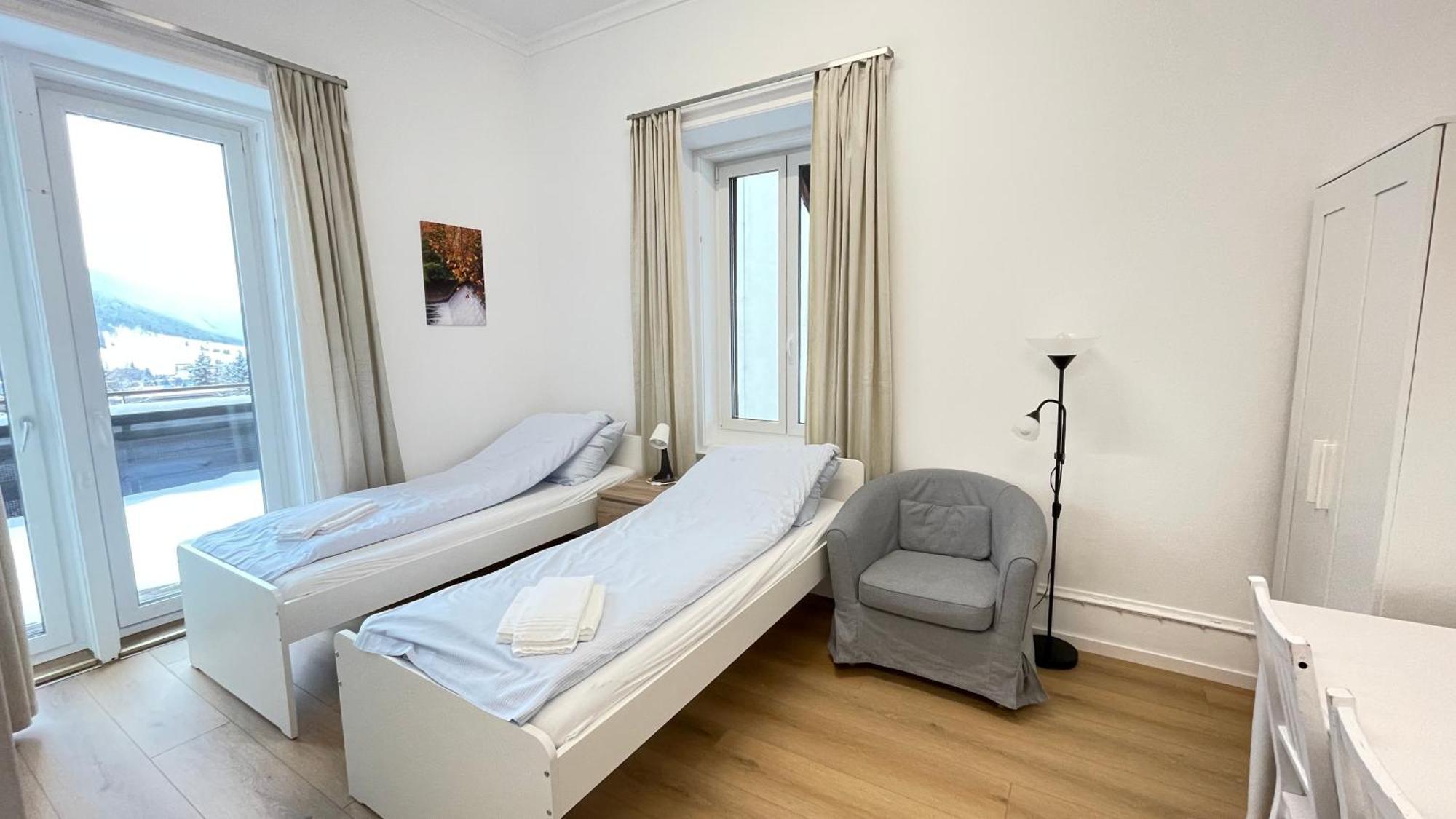 Villa Zentrum Haus Davos Buitenkant foto