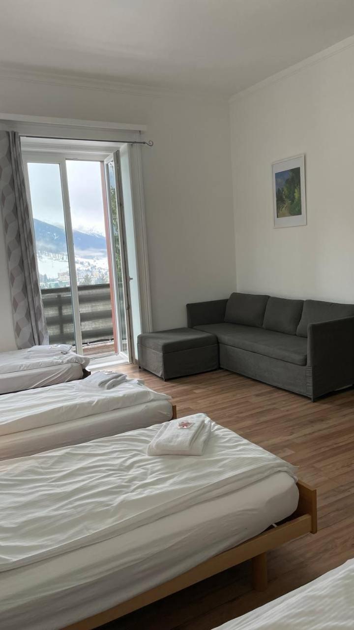 Villa Zentrum Haus Davos Buitenkant foto