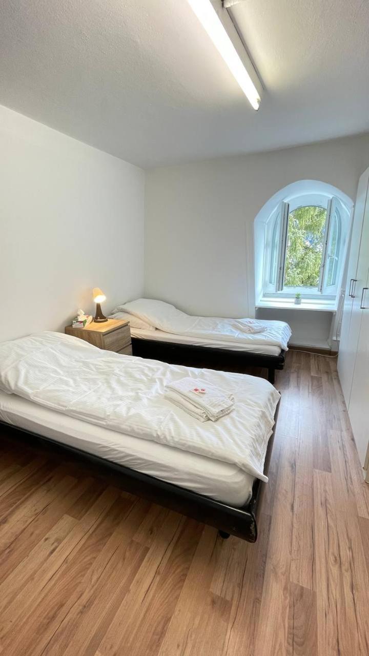 Villa Zentrum Haus Davos Buitenkant foto