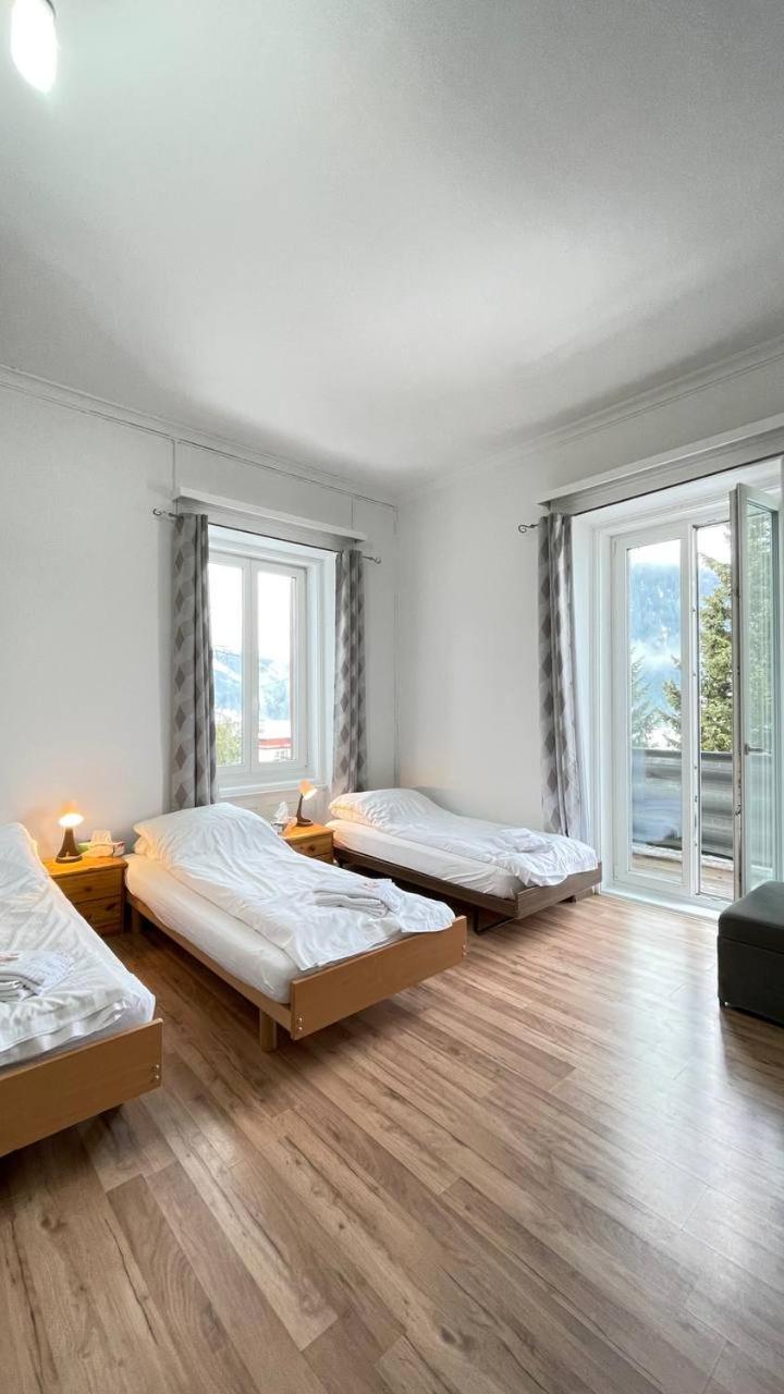Villa Zentrum Haus Davos Buitenkant foto