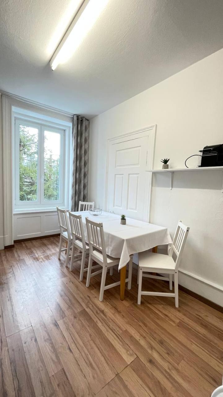 Villa Zentrum Haus Davos Buitenkant foto