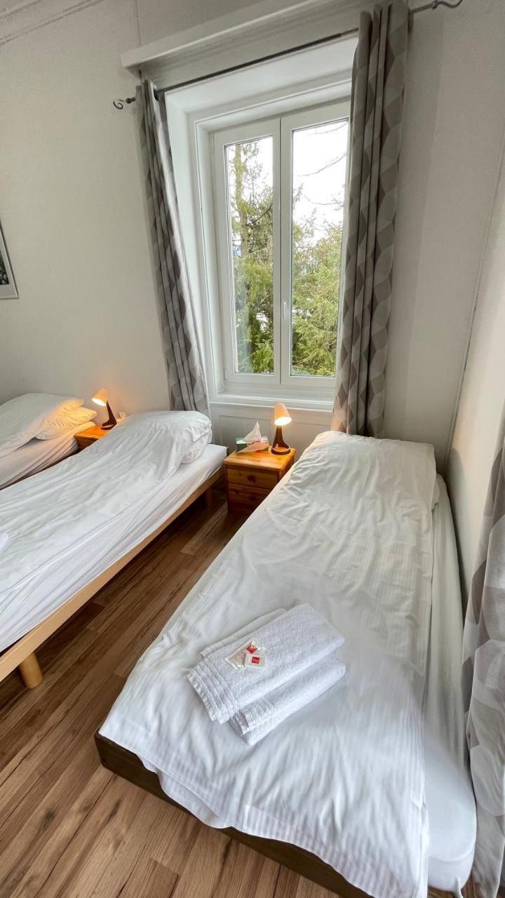 Villa Zentrum Haus Davos Buitenkant foto