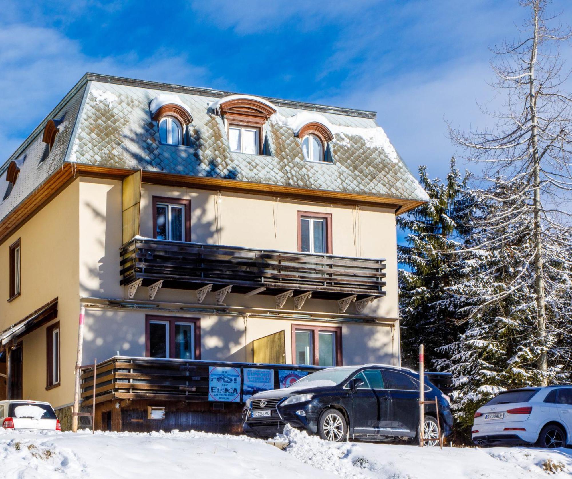 Villa Zentrum Haus Davos Buitenkant foto