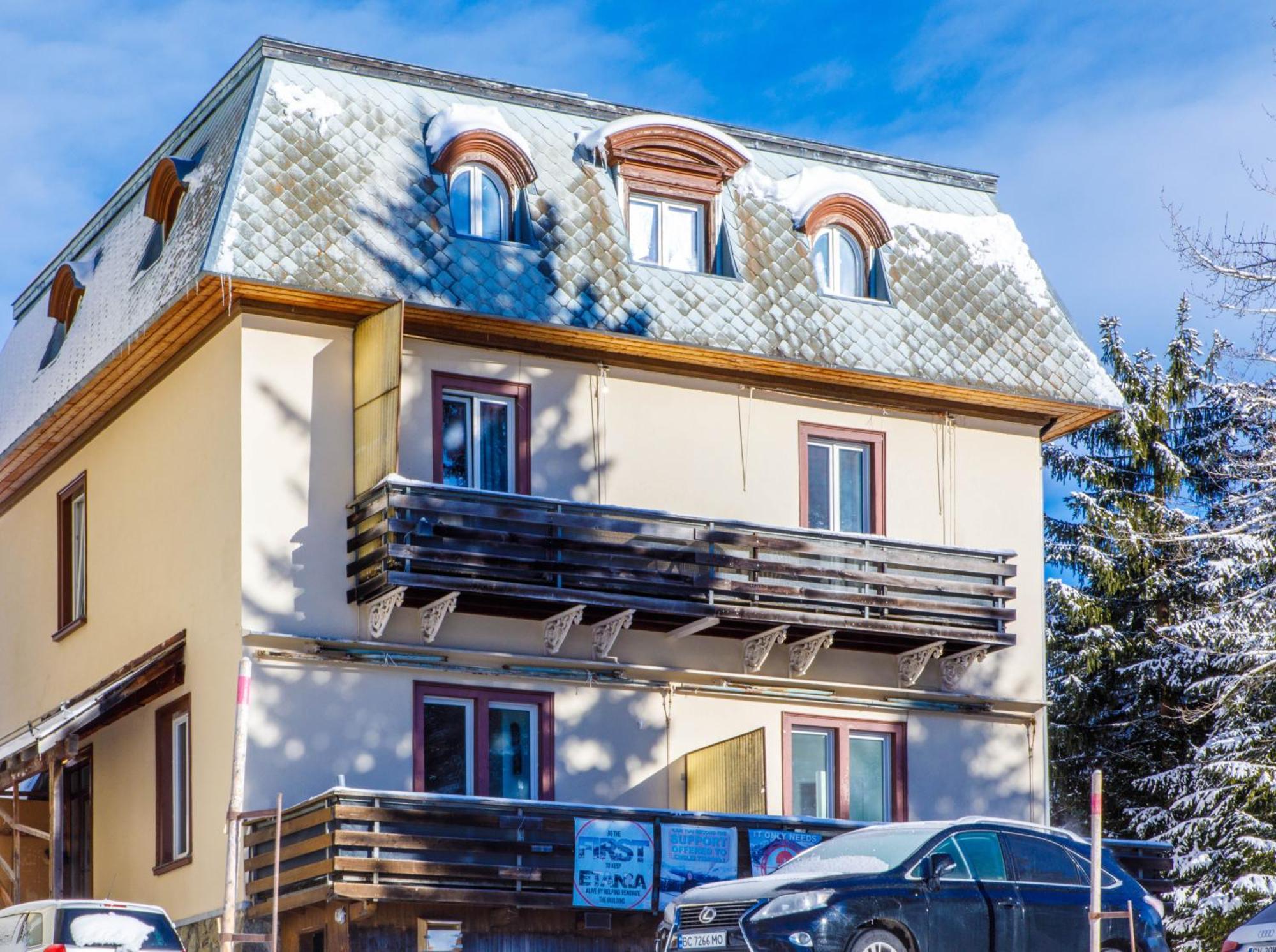Villa Zentrum Haus Davos Buitenkant foto